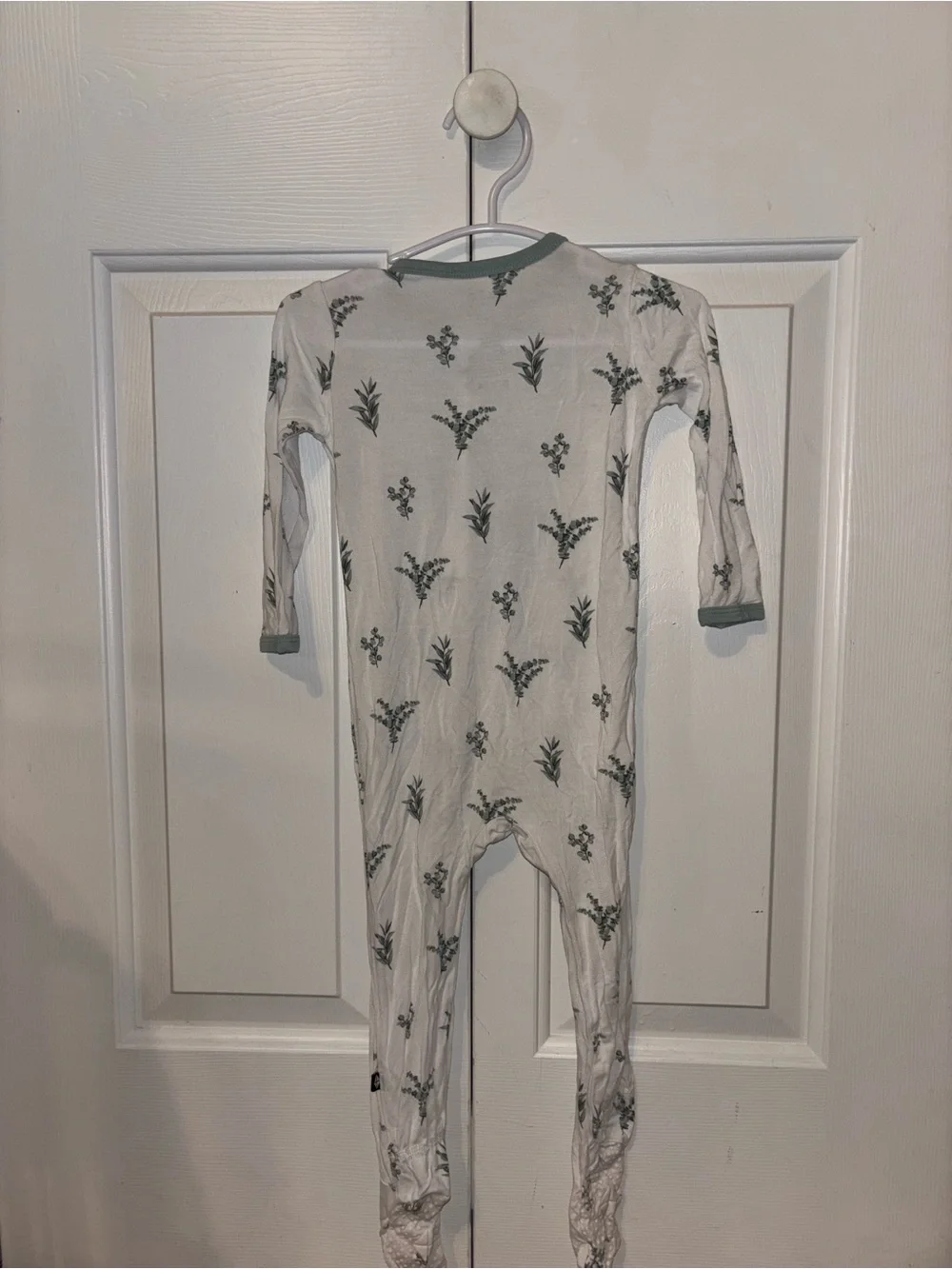 Kyte Baby Zippered Footie in Eucalyptus / 18-24 months